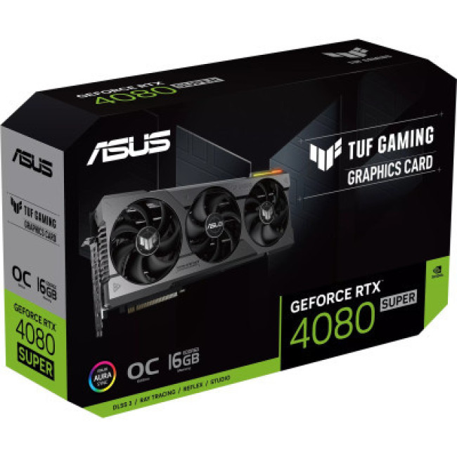 Видеокарта Asus GeForce RTX4080 SUPER 16Gb TUF OC GAMING (TUF-RTX4080S-O16G-GAMING)