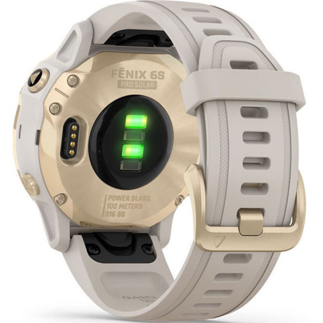 Garmin Fenix 6S Pro Solar Edition Light gold with light sand band (010-02409-11/10)