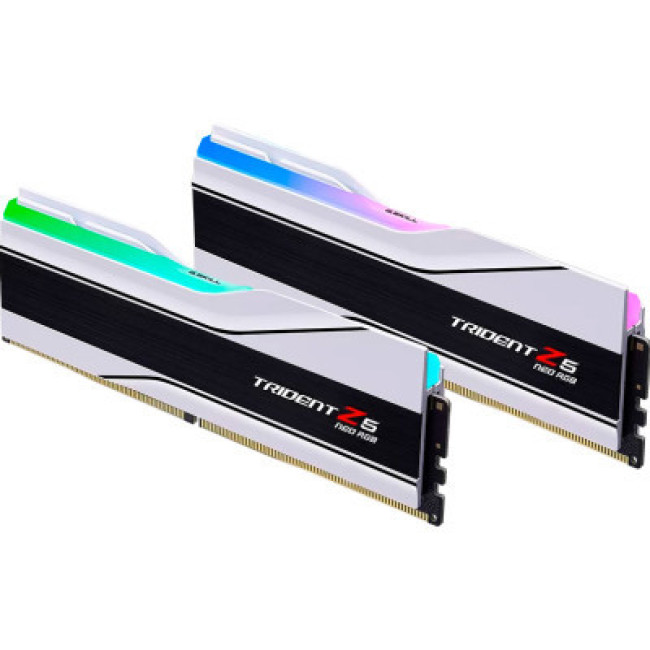 Модуль памяти G.Skill 32 GB (2x16GB) DDR5 6400 MHz Trident Z5 Neo RGB Matte White (F5-6000J3036G32GX2-TZ5NRW)