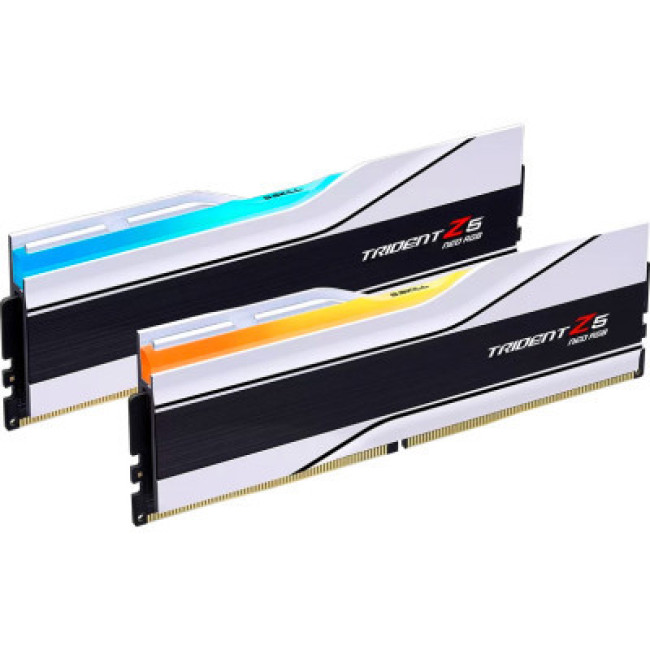 Модуль памяти G.Skill 32 GB (2x16GB) DDR5 6400 MHz Trident Z5 Neo RGB Matte White (F5-6000J3036G32GX2-TZ5NRW)