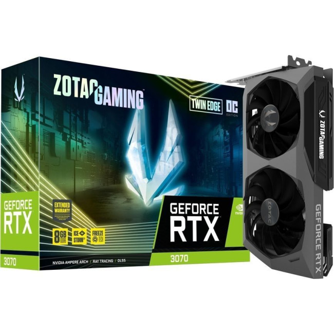 Zotac GAMING GeForce RTX 3070 Twin Edge OC LHR (ZT-A30700H-10PLHR)