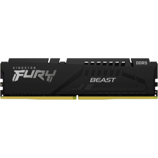 Модуль памяти Kingston Fury (ex.HyperX) DDR5 16GB 5600 MHz Beast Black (KF556C40BB-16)