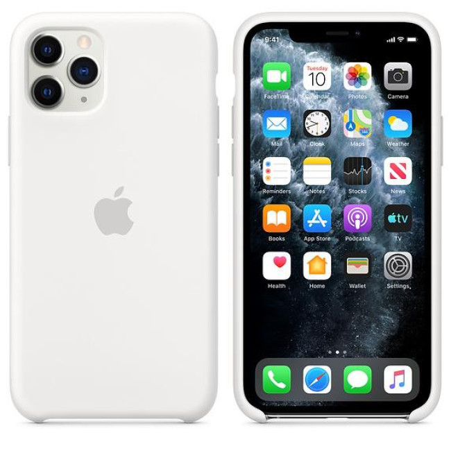 Чохол для смартфону Apple iPhone 11 Pro Silicone Case - White (MWYL2)