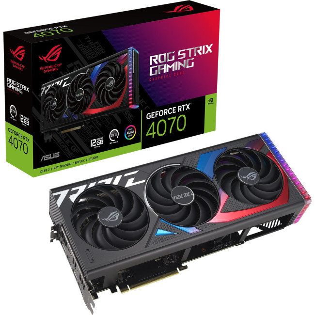 Видеокарта Asus GeForce RTX 4070 ROG Strix 12GB (ROG-STRIX-RTX4070-12G-GAMING)