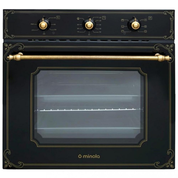 Встроенный духовой шкаф Minola OE 66134 BL Rustic Glass