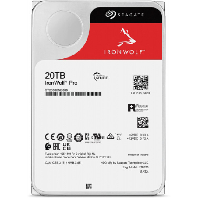 Жесткий диск Seagate IronWolf Pro 20 TB (ST20000NE000)