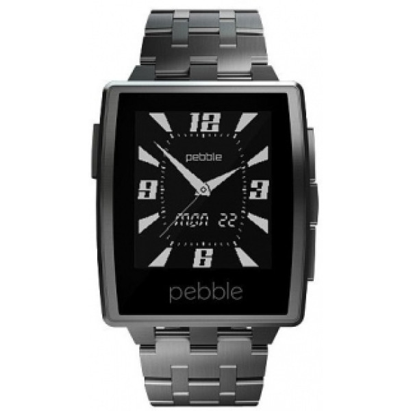 Pebble Watch Steel (Brushed Stainless)