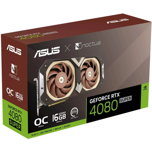 Asus GeForce RTX 4080 SUPER Noctua OC 16384MB (RTX4080S-O16G-NOCTUA)