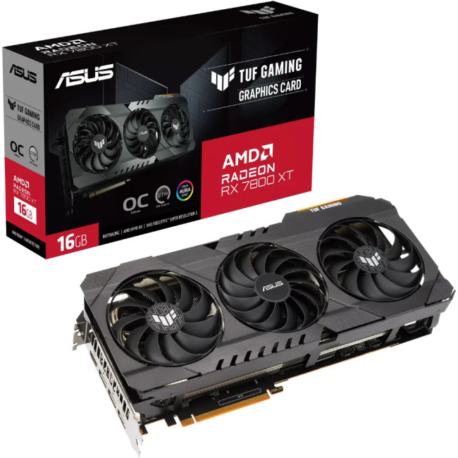 Відеокарта Asus Radeon RX 7800 XT 16Gb TUF GAMING OG OC