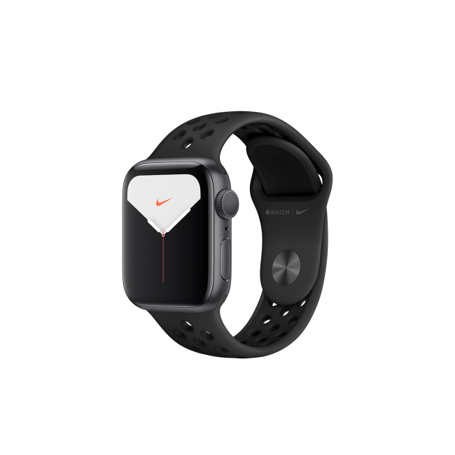 Apple Watch Nike SE GPS + Cellular 40mm Space Gray Alum Case w. Anthracite/Bl Nike Sport B. (MYYU2)