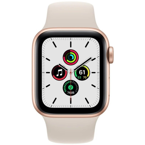 Продаж Apple Watch SE GPS 44mm Gold Aluminum Case w. Starlight Sport Band (MKQ53)