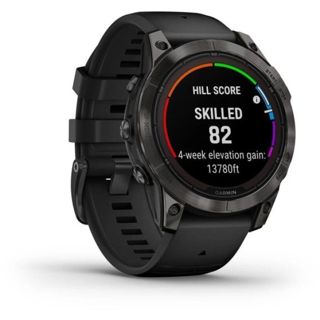 Garmin Fenix 7 Pro Sapphire Solar Carbon G. DLC Tit. with Black Band (010-02777-10/11)