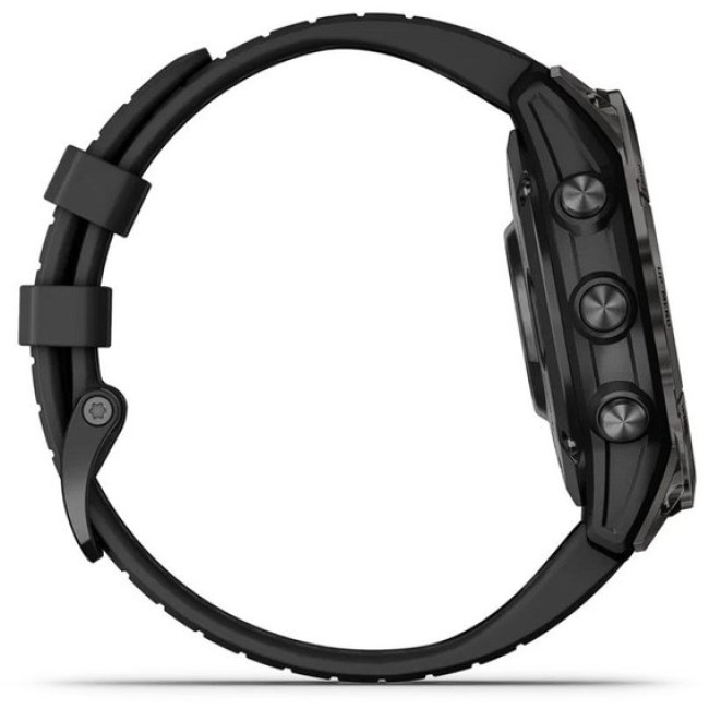 Garmin Fenix 7 Pro Sapphire Solar Carbon G. DLC Tit. with Black Band (010-02777-10/11)