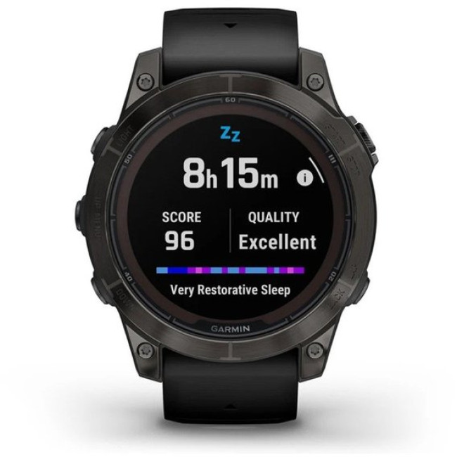 Garmin Fenix 7 Pro Sapphire Solar Carbon G. DLC Tit. with Black Band (010-02777-10/11)