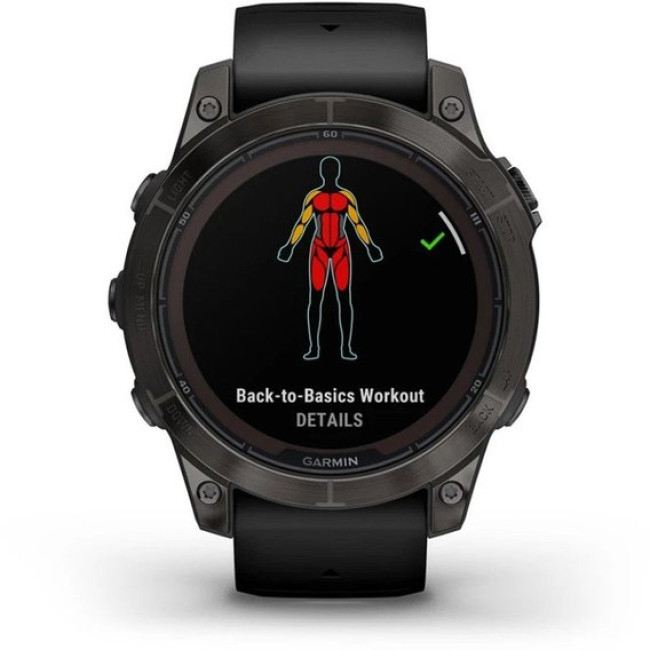 Garmin Fenix 7 Pro Sapphire Solar Carbon G. DLC Tit. with Black Band (010-02777-10/11)