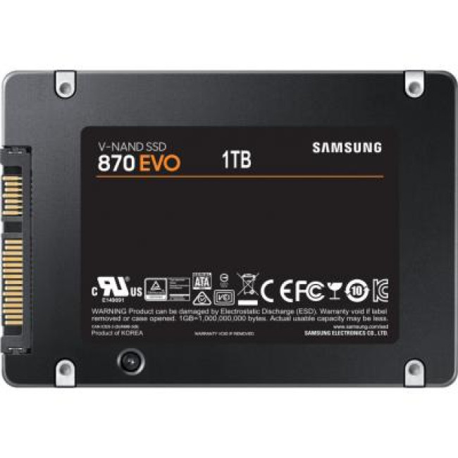 SSD накопитель SSD 2.5" 1TB 870 EVO Samsung (MZ-77E1T0BW)