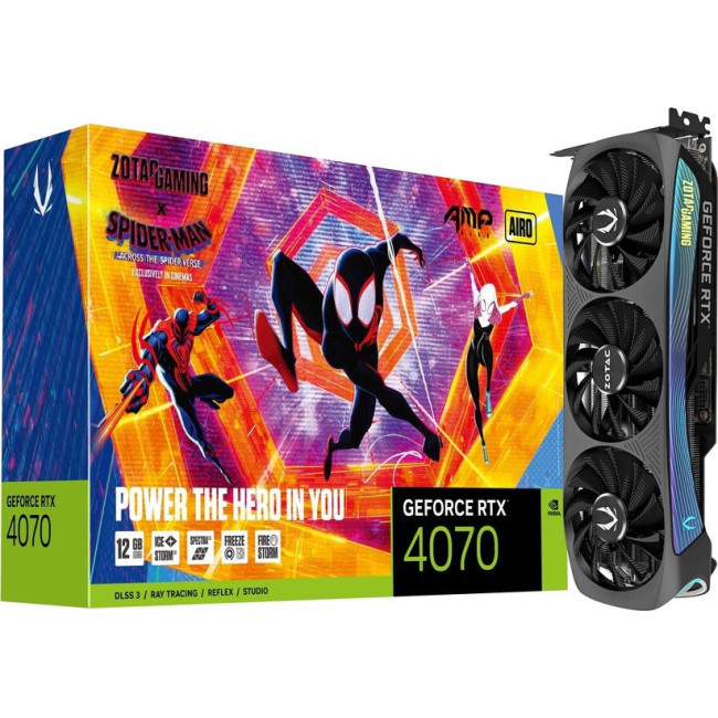 Zotac GAMING GeForce RTX 4070 AMP AIRO SPIDER-MAN (ZT-D40700F-10SMP)