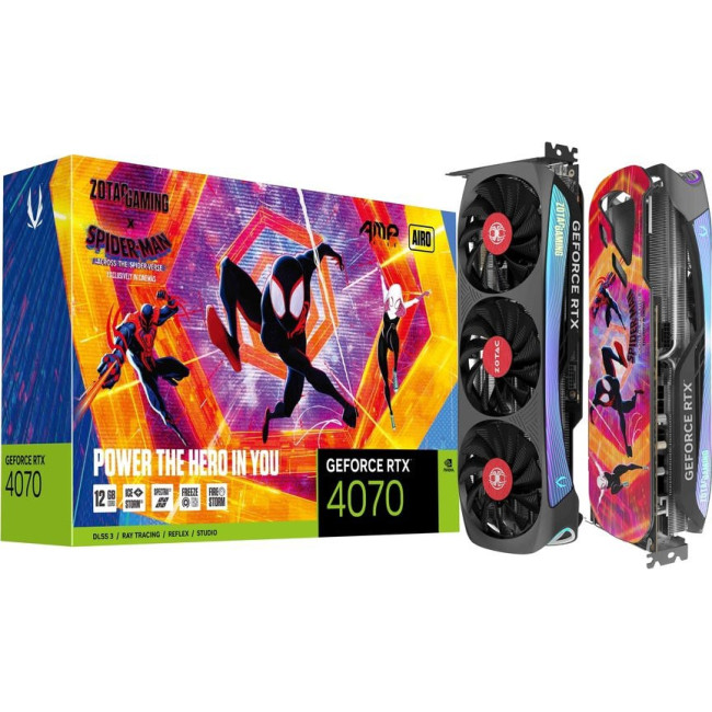 Zotac GAMING GeForce RTX 4070 AMP AIRO SPIDER-MAN (ZT-D40700F-10SMP)