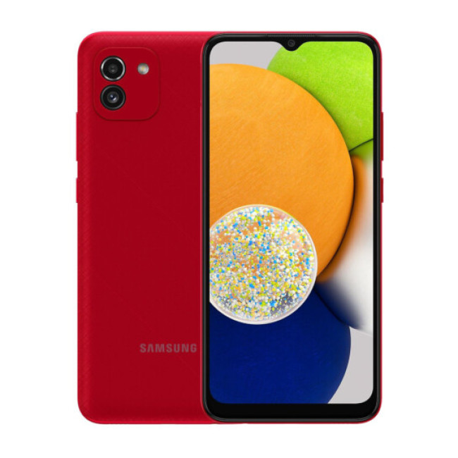 Смартфон Samsung Galaxy A03 SM-A035F 3/32Gb Red (SM-A035FZRD)