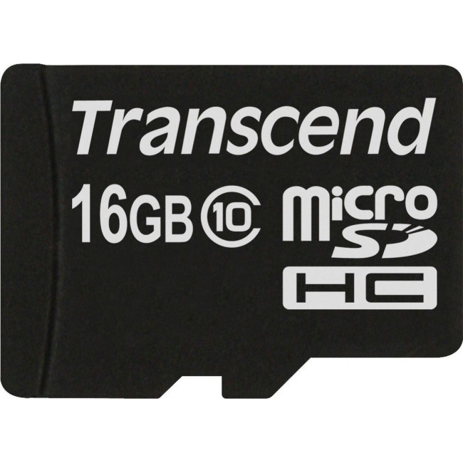 Карта пам'яті Transcend 16 GB microSDHC class 10 TS16GUSDC10