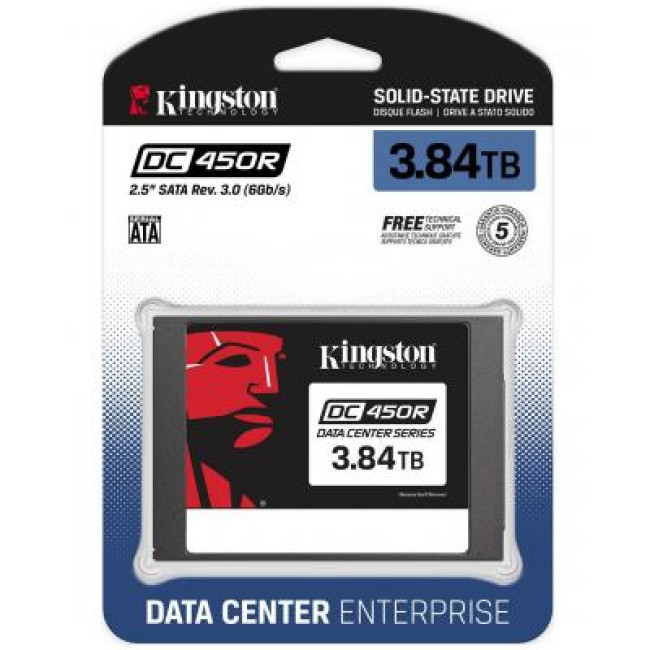 SSD накопитель Kingston DC450R 3.84 TB (SEDC450R/3840G)