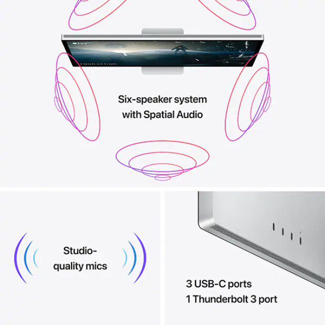 Apple Studio Display with VESA Mount Adapter (Nano-Texture Glass) (MMYX3)