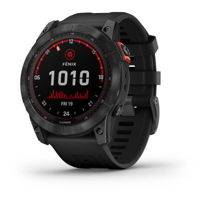 Garmin Fenix 7X Solar Slate Gray with Black Band (010-02541-00/01)