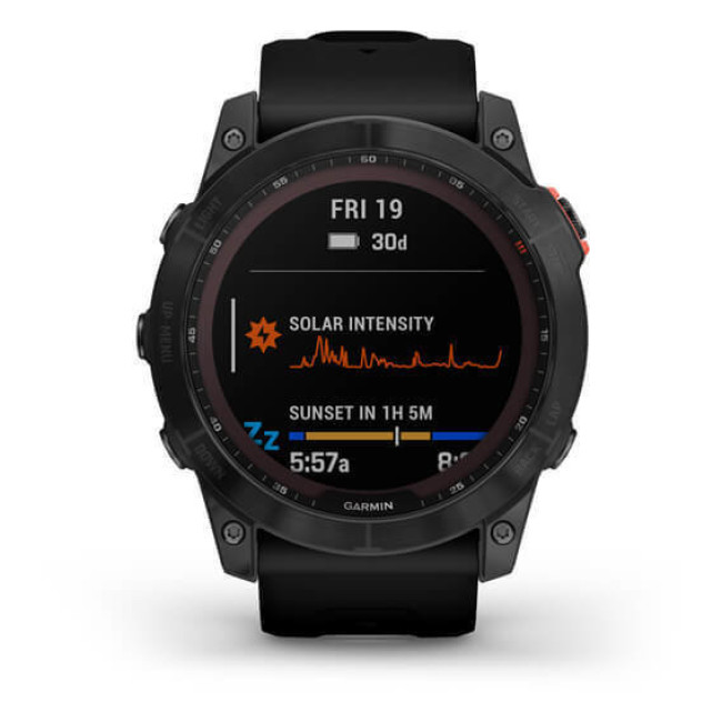 Garmin Fenix 7X Solar Slate Gray with Black Band (010-02541-00/01)