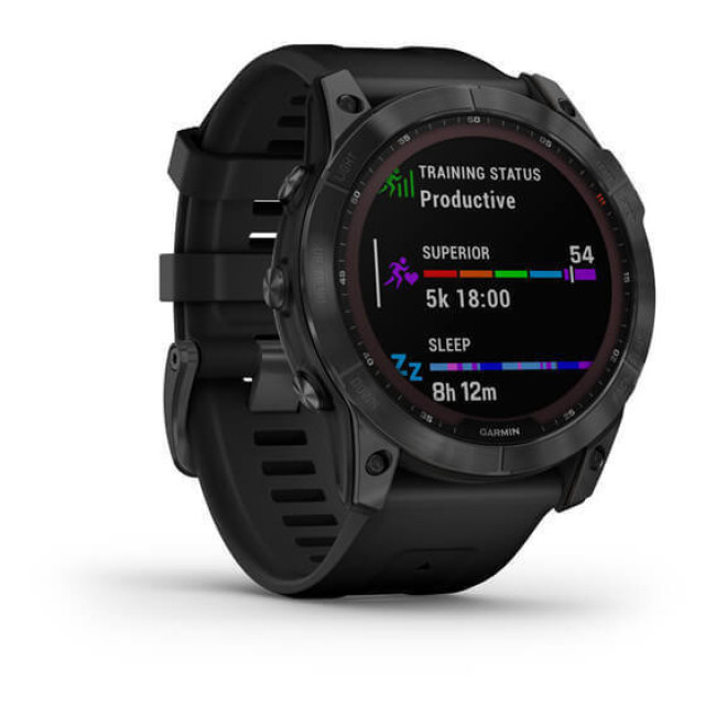 Garmin Fenix 7X Solar Slate Gray with Black Band (010-02541-00/01)