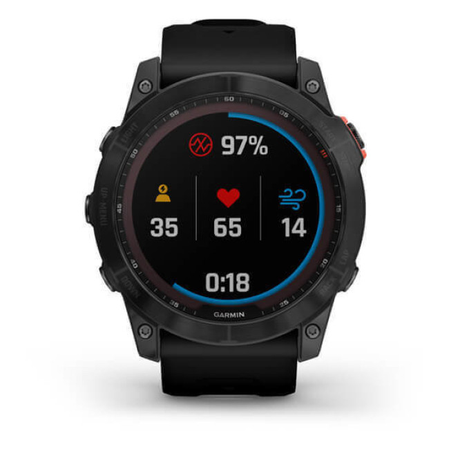 Garmin Fenix 7X Solar Slate Gray with Black Band (010-02541-00/01)