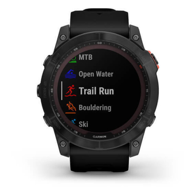 Garmin Fenix 7X Solar Slate Gray with Black Band (010-02541-00/01)