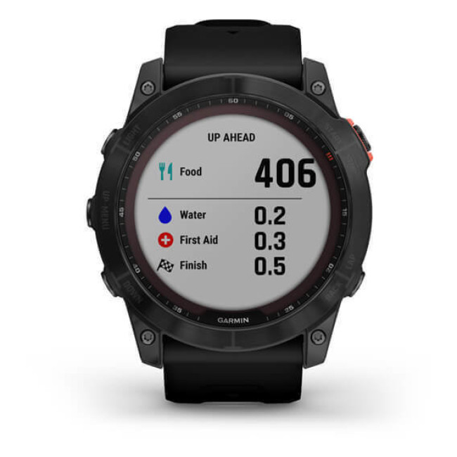 Garmin Fenix 7X Solar Slate Gray with Black Band (010-02541-00/01)