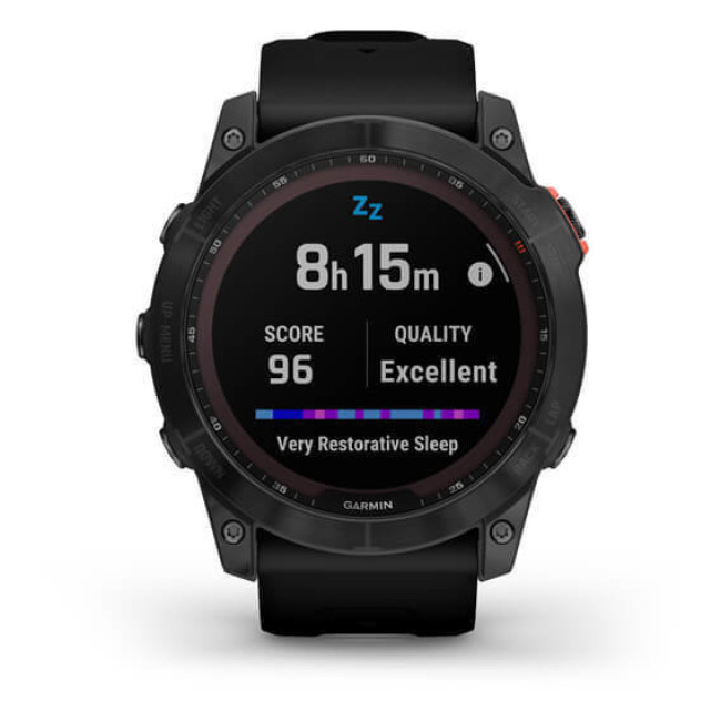 Garmin Fenix 7X Solar Slate Gray with Black Band (010-02541-00/01)