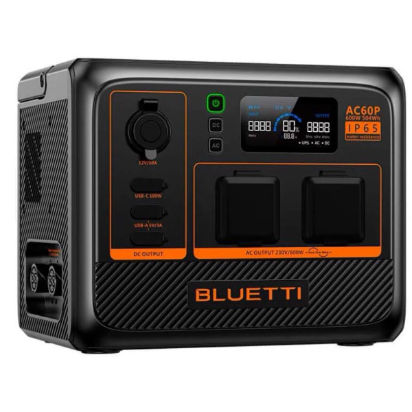 BLUETTI AC60P: мощный переносной источник энергии для подключения ваших устройств!