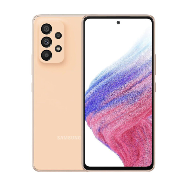 Смаpтфон Samsung Galaxy A53 5G 8/256GB Peach (SM-A536BZOL)