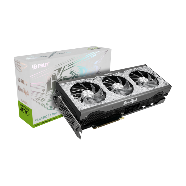 Видеокарта Palit GeForce RTX 4070 Ti GameRock Classic (NED407T019K9-1046G)