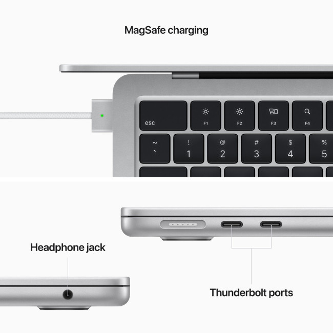 Apple MacBook Air 13,6" M2 Silver 2022 (Z15W000AM)