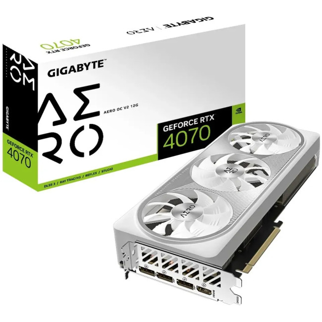 Gigabyte GeForce RTX 4070 AERO OC V2 12G (GV-N4070AERO OCV2-12GD)