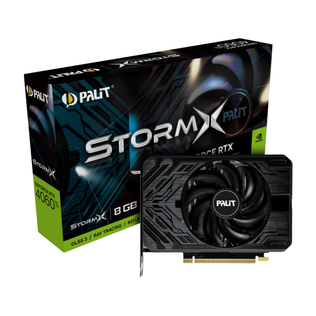 Palit GeForce RTX 4060 Ti StormX 8GB (NE6406T019P1-1060F)