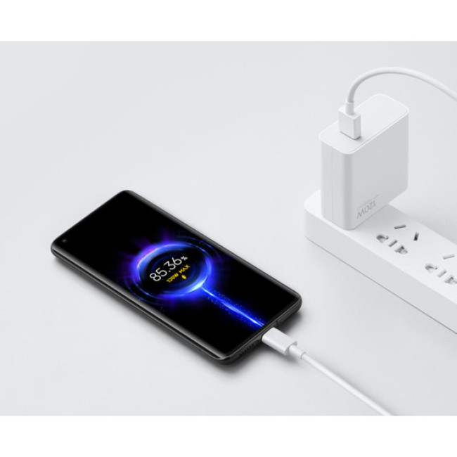 Сетевое зарядное устройство Xiaomi 120W Charger + USB Type-C Cable White (BHR6034EU).