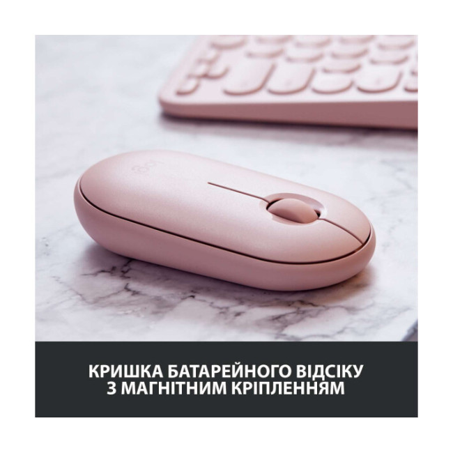 Logitech Pebble M350 Pink (910-005717)