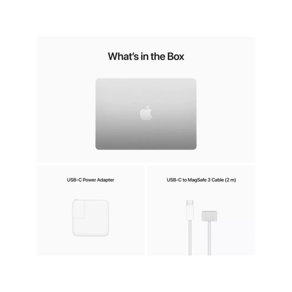 Новый Apple MacBook Air 13,6" M2 Silver 2022 (Z15X0005L) - купить в интернет-магазине