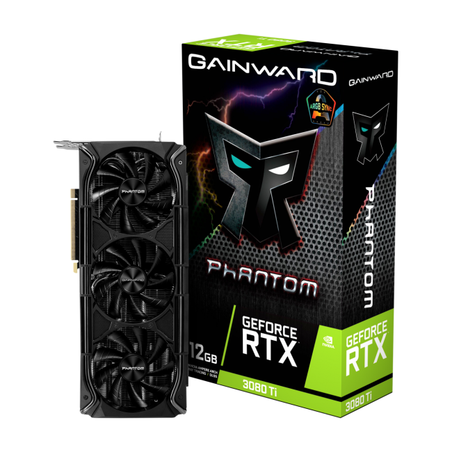 Видеокарта Gainward GeForce RTX 3080 Ti Phantom 12GB GDDR6X 384bit (471056224-2393) (NED308T019KB-1020M)