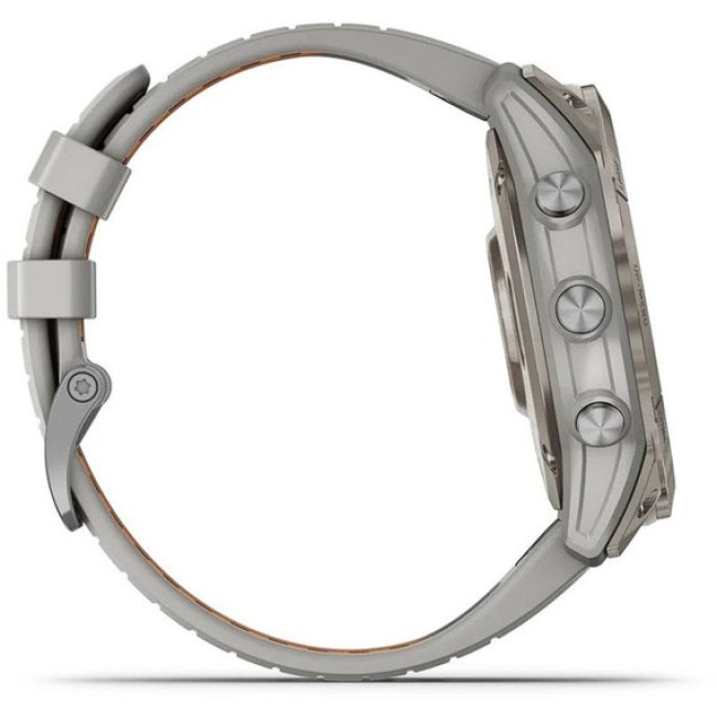 Garmin Fenix 7X Pro Sapphire Solar Titanium w. Fog Gray/Ember O. Band (010-02778-14/15)