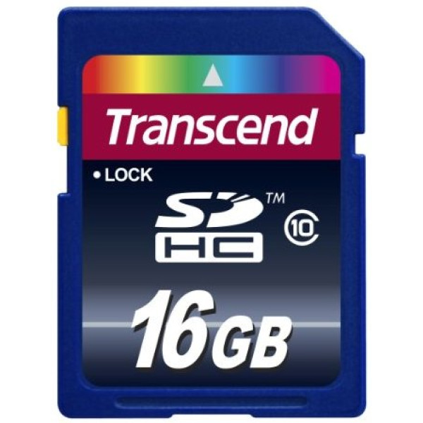 Transcend 16 GB SDHC Class 10 TS16GSDHC10