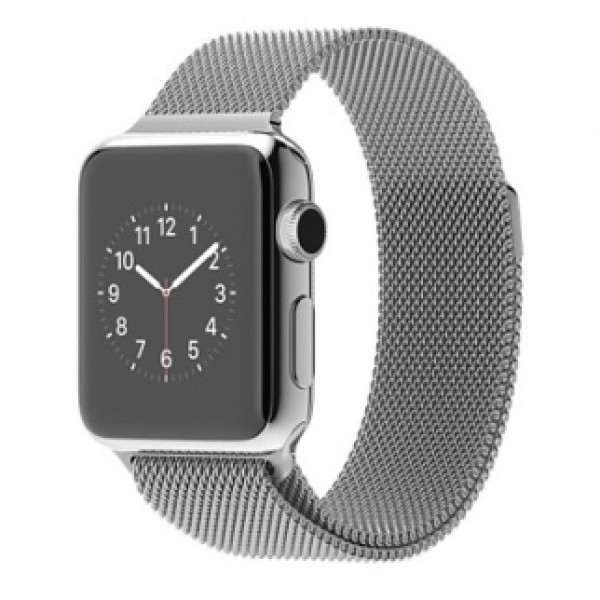 Apple 38mm Stainless Steel Case with Milanese Loop (MJ322)