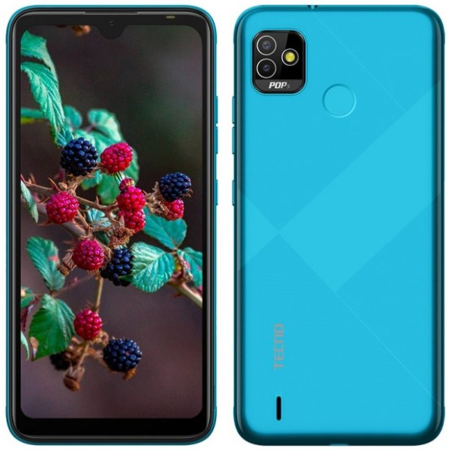 Смаpтфон Tecno POP 5 BD2p 2/32GB Dual Sim Ice Blue (4895180768354)