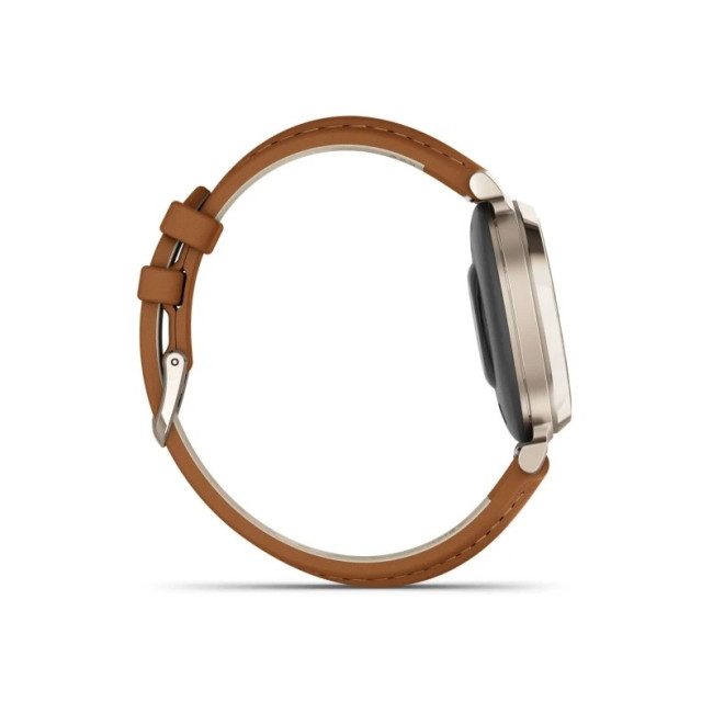 Garmin Lily 2 Classic Cream Gold with Tan Leather Band (010-02839-02)