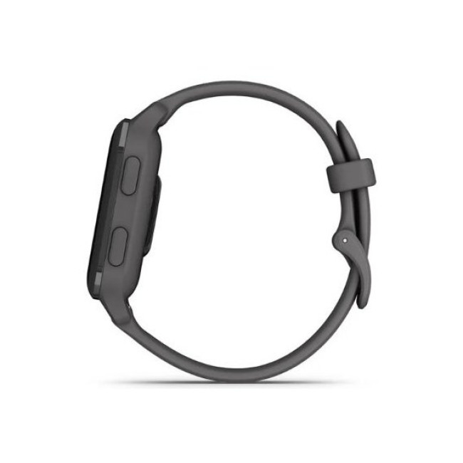 Garmin Venu Sq 2 Slate Aluminum Bezel with Shadow Gray Case and Silicone Band (010-02701-00/10)