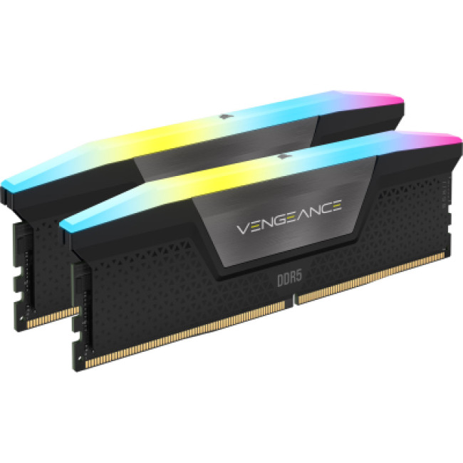 Corsair 96 GB (2x48GB) DDR5 5600 MHz Vengeance RGB Black (CMH96GX5M2B5600C40)